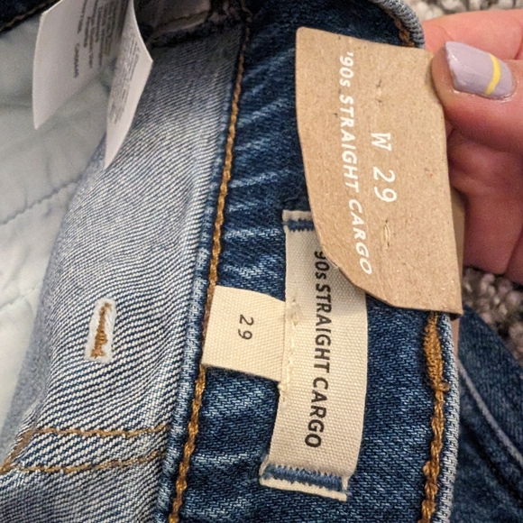 Madewell 90s Cargo Utility Straight high rise Jean size 29 - Picture 5 of 10